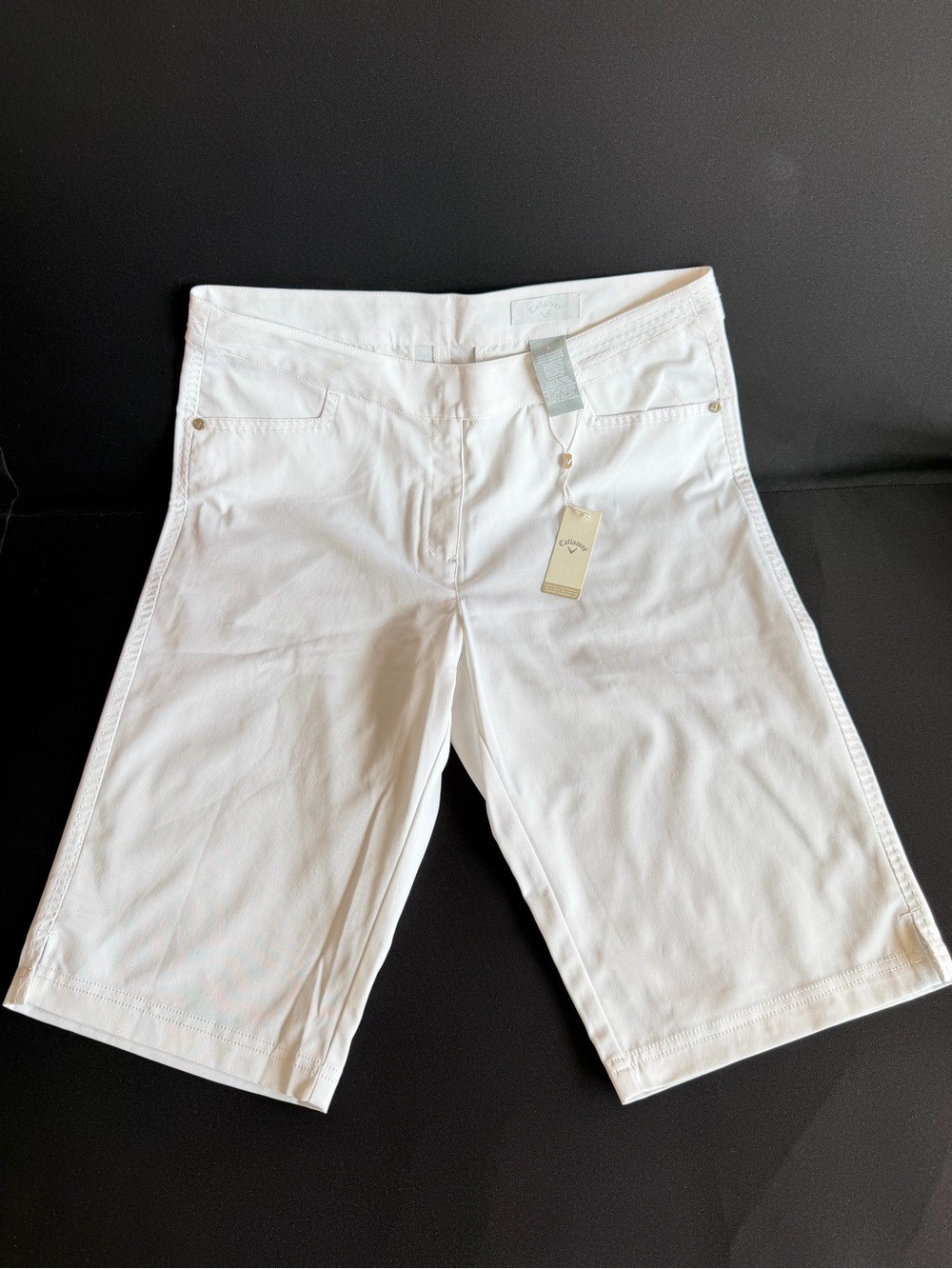 Callaway White Women's Bermuda Shorts - Classic Clean Style
